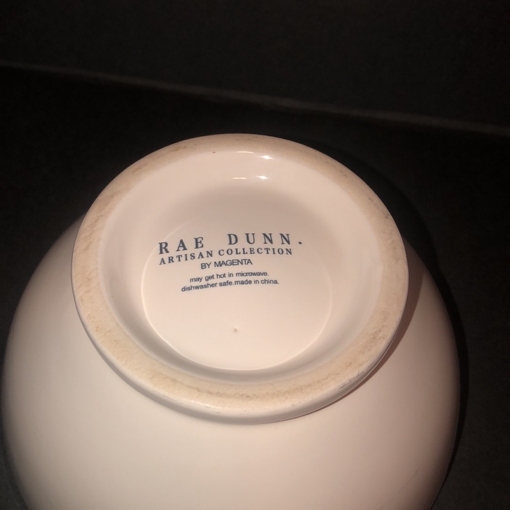 Rae Dunn Artisan Collection by Magenta Small Footed Bowl “More Please” - Picture 3 of 4